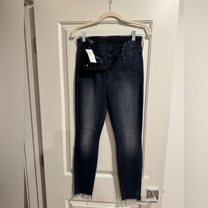 MOTHER Women's Deep blue Skinny Jeans